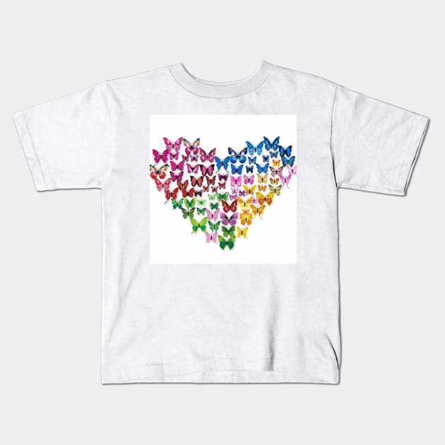 Butterflies Kids T-Shirt by  Butterflies